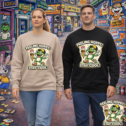 Feeling Hoppy Bootleg Graphic Sweater | Eco Limited