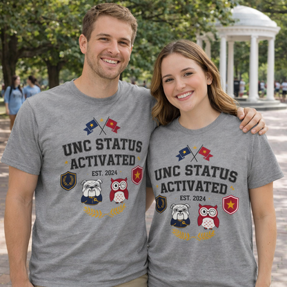 UNC Status Activated Graphic T-Shirt | Eco-Limited