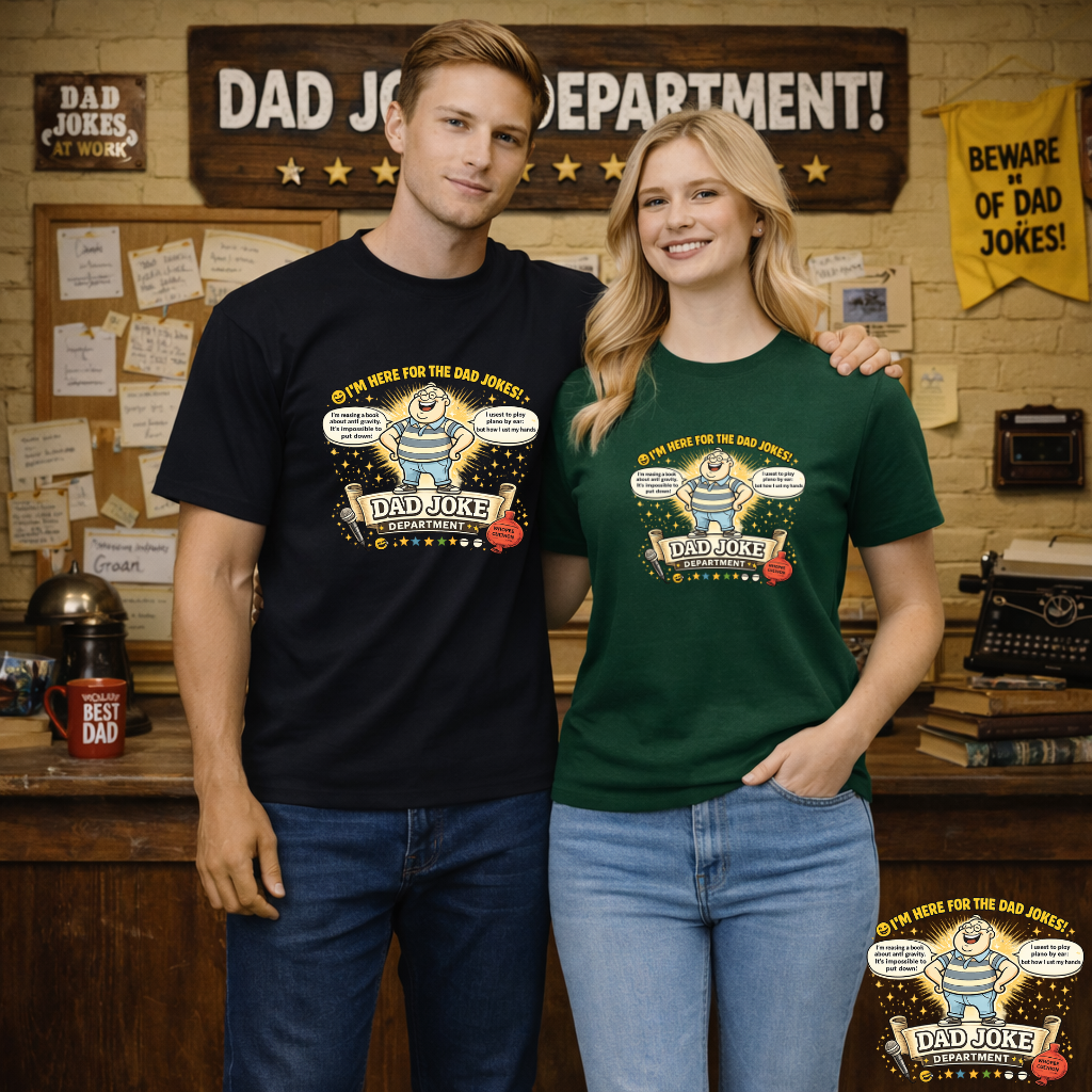 Dad Joke Department T-Shirt | Eco-Limited