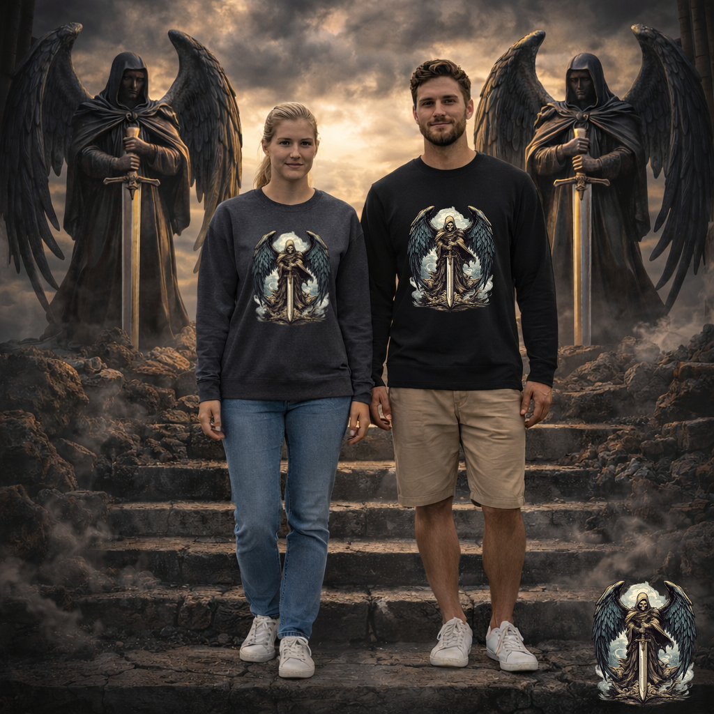 Fallen Guardian Graphic Sweater | Eco - Limited