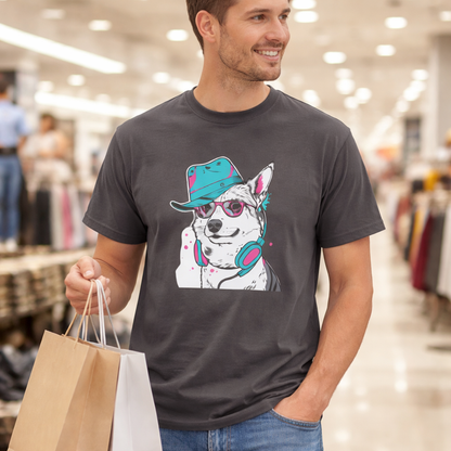 Street Husky Graphic T-Shirt | Eco-Limited