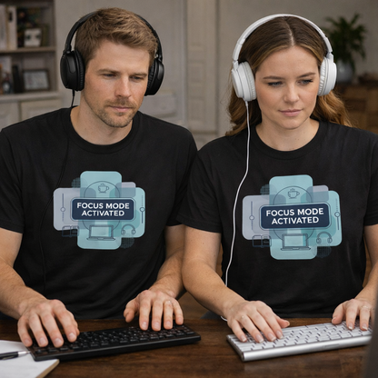 Focus Mode Activated Graphic T Shirt | Eco - Limited