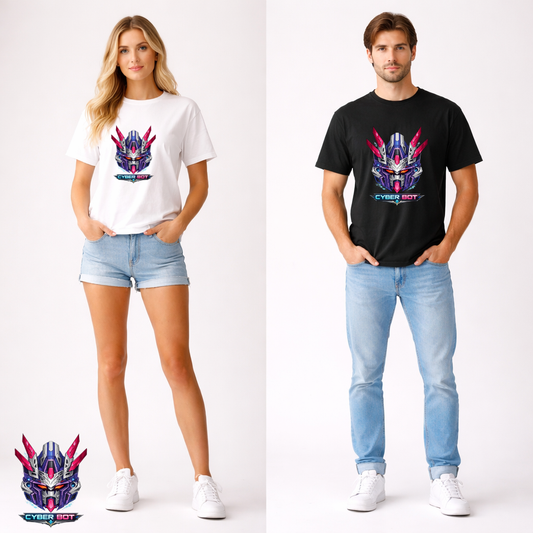 Cyber Bot Graphic T-Shirt | Eco-Limited