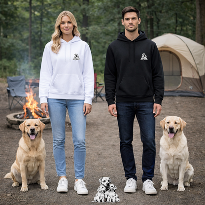Puppy Family Chest Hoodie | Eco-Limited