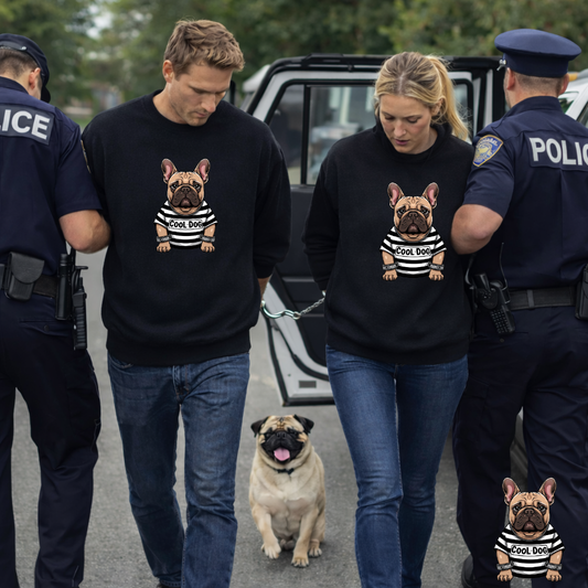 Cool Dog French Bulldog Graphic Sweatshirt | Eco-Limite