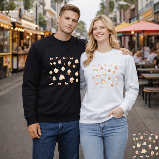 Sweet Treats Pattern Sweatshirt | Eco-Limited