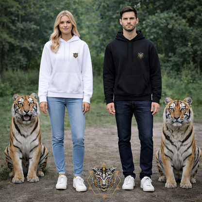 Tiger Emblem Graphic Hoodie | Eco-Limited