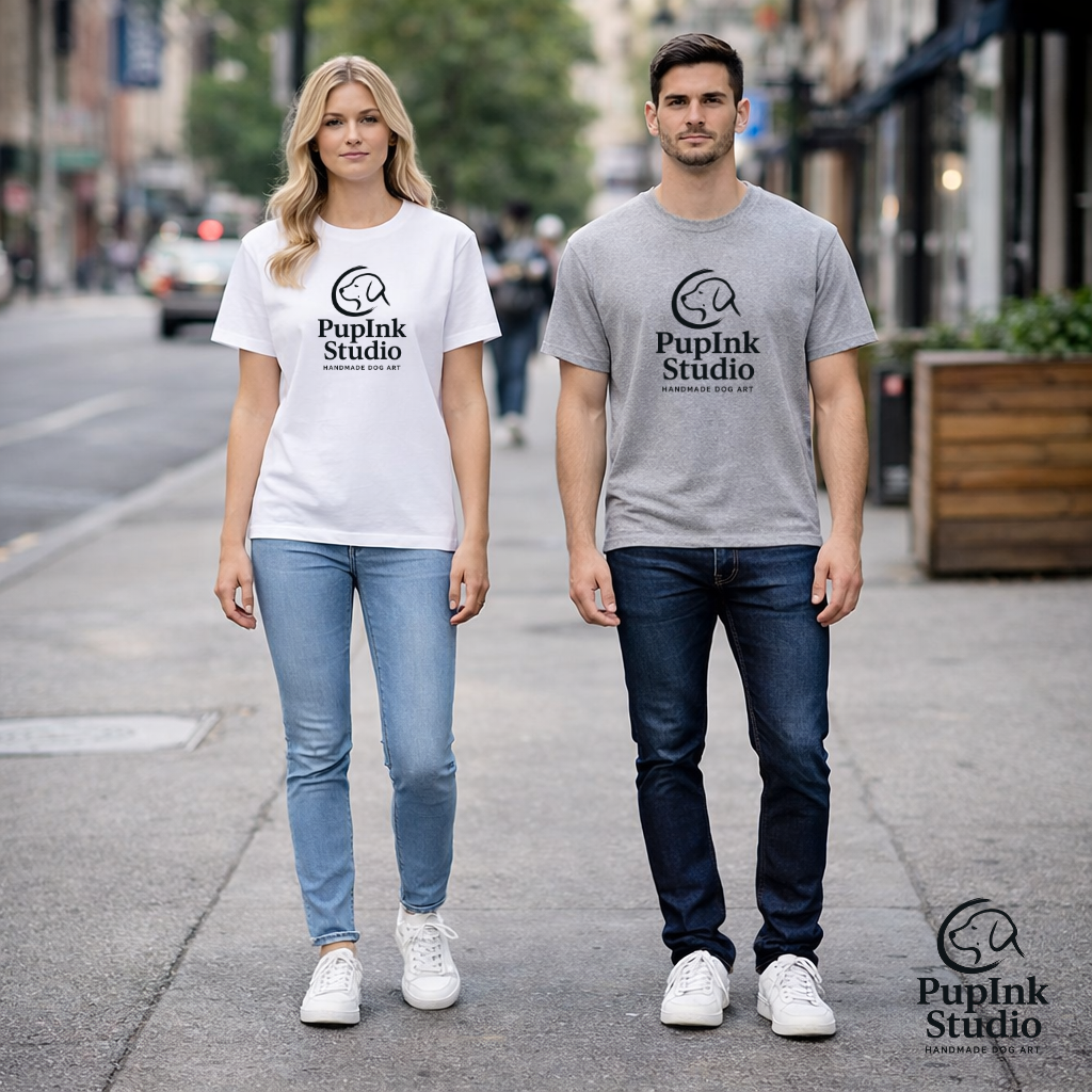 PupInk Studio Logo T-Shirt | Eco-Limited