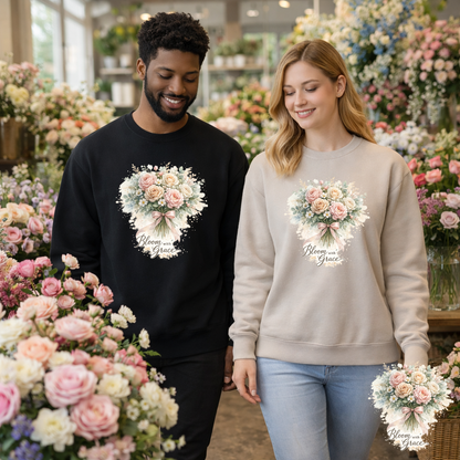 Bloom With Grace Sweatshirt | Eco-Limited