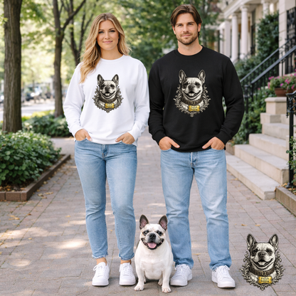 French Bulldog Ink Drawing Sweatshirt | Eco-Limited