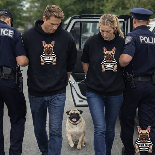Cool Dog French Bulldog Graphic Hoodie | Eco-Limited