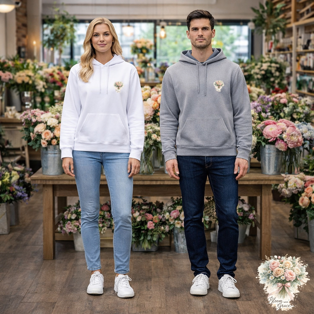 Bloom With Grace Floral Hoodie | Eco-Limited