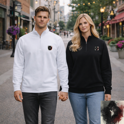 Dark Lovers Ink Art Zip-Up | Eco-Limited