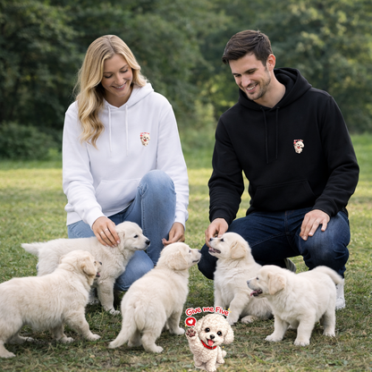 Cute Dog Give Me Five Hoodie | Eco-Limited