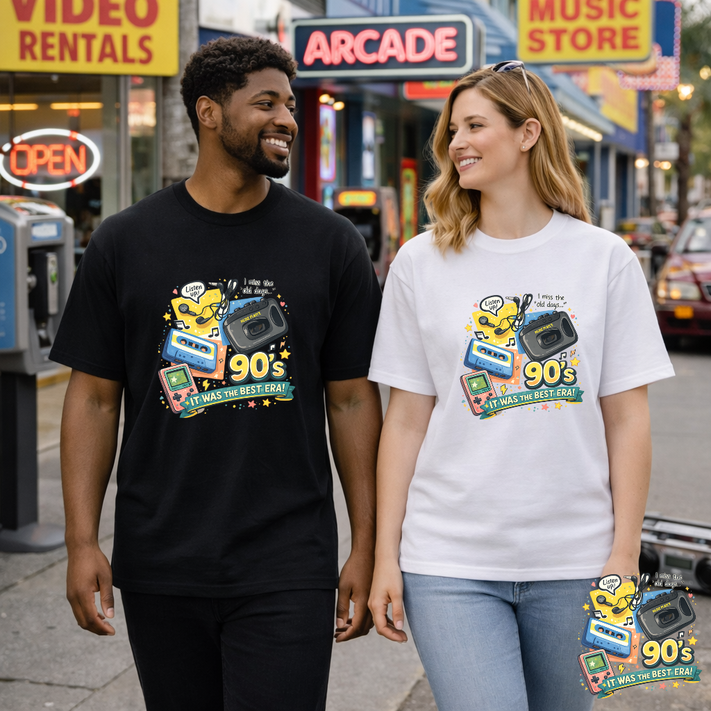 90’s Was the Best Era Retro Graphic T-Shirt | Eco-Limited