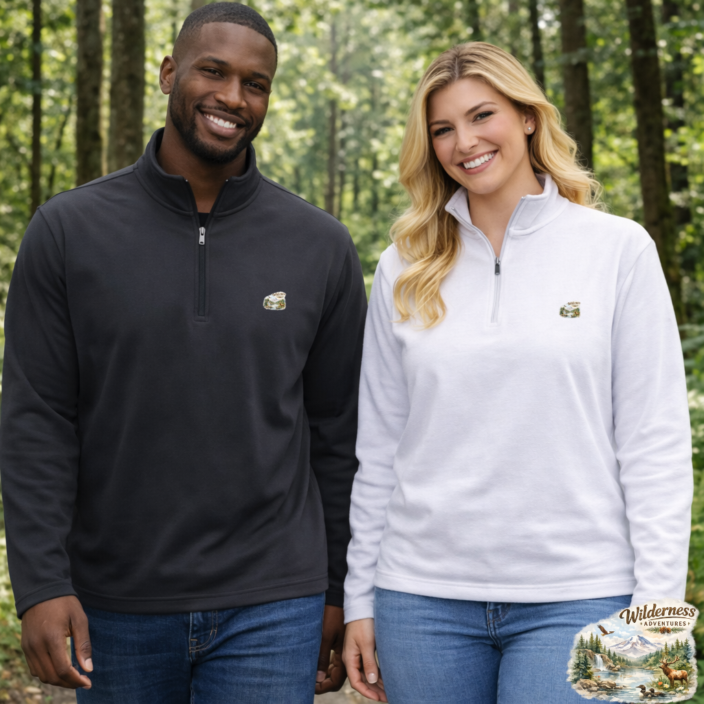 Wild American Landscape Graphic Zip-Up | Eco - Limited