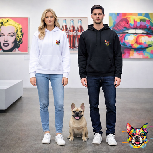 Pop Art Dog Portrait Hoodie | Eco-Limited