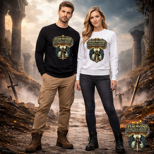 Dark Angel Guardian Graphic Sweater | Eco - Limited