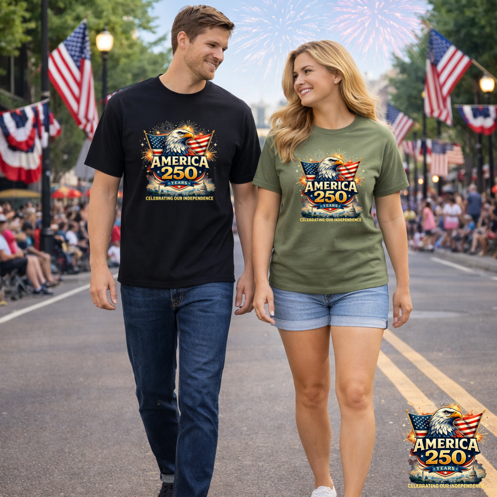 America 250 Years Independence Day T-Shirt | Eco - Limited