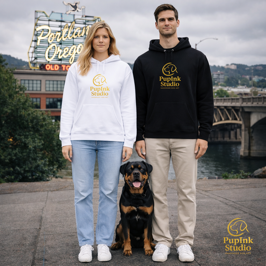 PupInk Studio Logo Hoodie | Eco-Limited