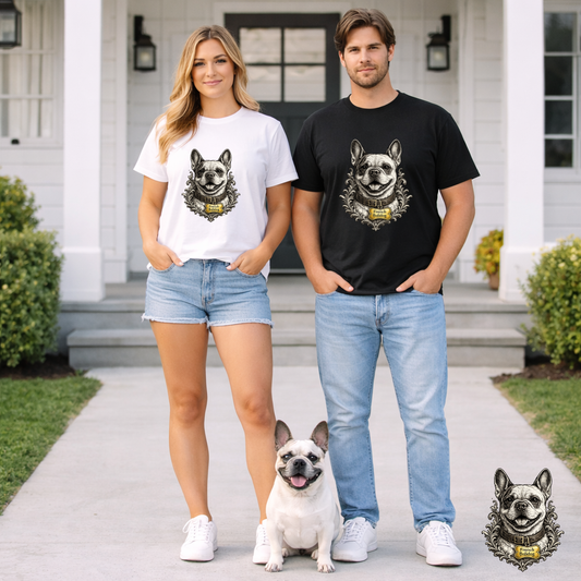 French Bulldog Ink Drawing T-Shirt | Eco-Limited
