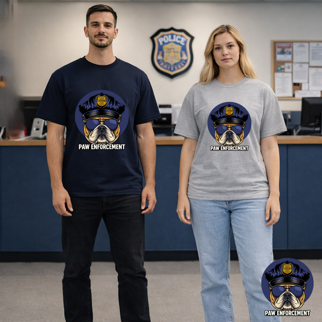 Paw Enforcement Graphic T-Shirt | Eco - Limited