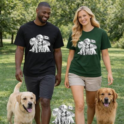 Guardian Bond Dog Family T-Shirt | Eco - Limited