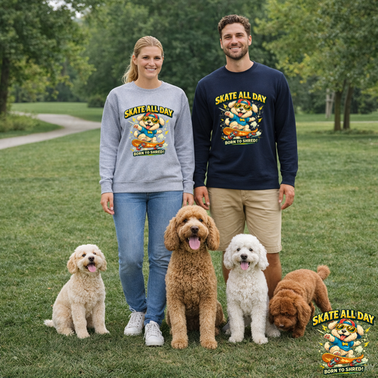 Skate All Day Graphic Sweater | Eco - Limited