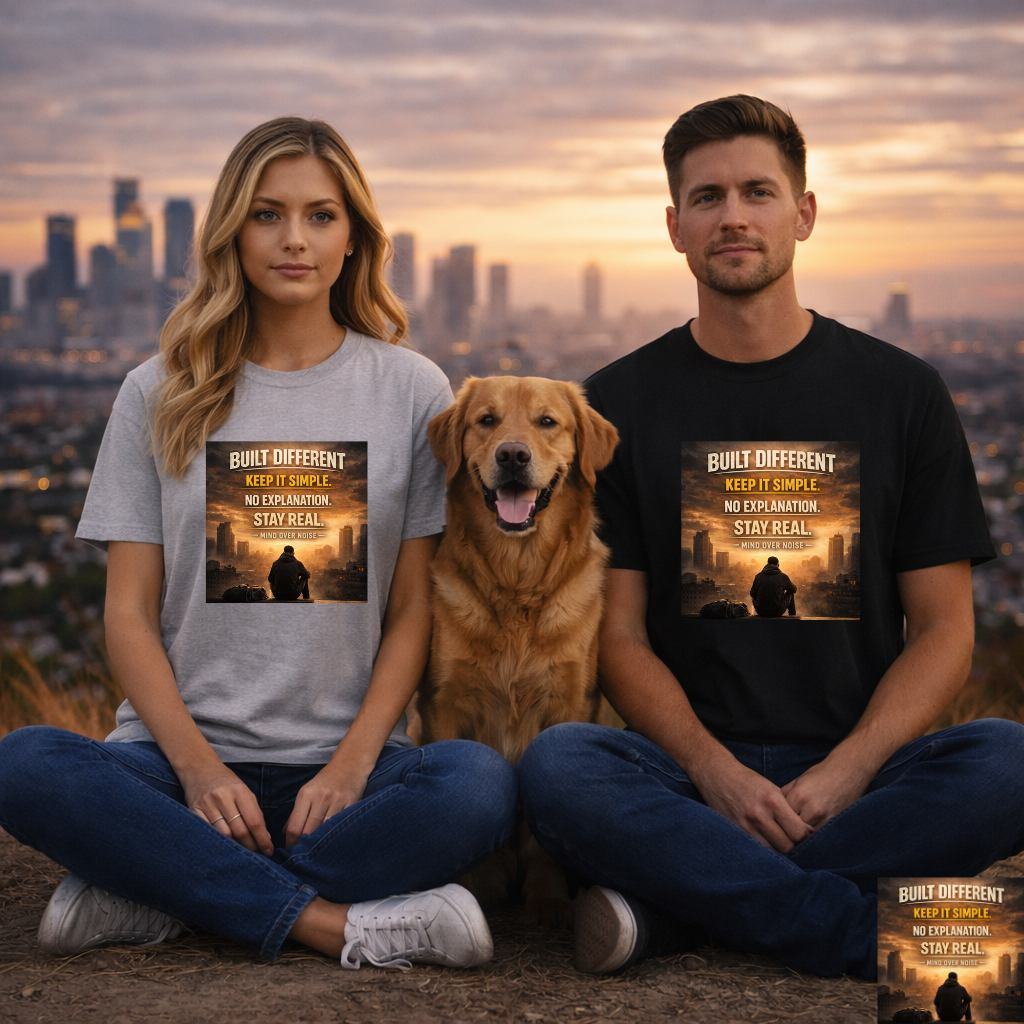 Built Different Statement T-Shirt | Eco-Limited