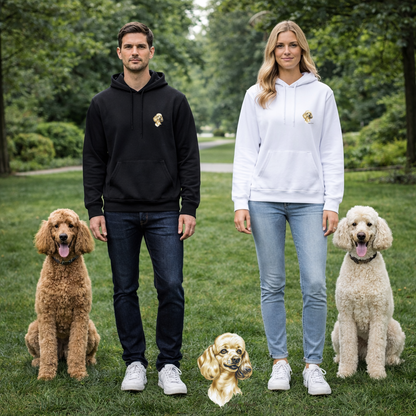 Poodle Portrait Hoodie | Eco-Limited