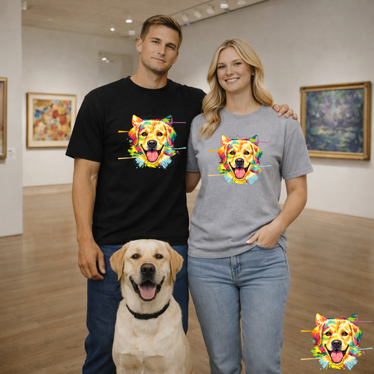 Labrador Retriever Color Splash T-Shirt | Eco-Limited